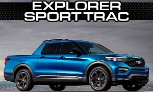 Ford Sport Trac Digitally Comes Back, Explorer Pickup Looks Ready For ST Play