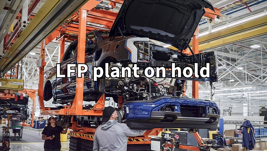 Ford F-150 Lightning assembly line at Rouge Electric Vehicle Center