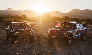 Ford Takes on the 2023 Baja 1000 Race With Two Almost Stock (But Not Quite) Raptors
