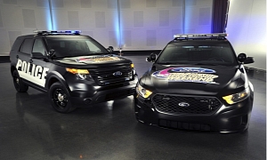 Ford Taurus and Explorer Police Interceptors Become NASCAR Pace Cars