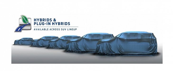 Ford Teases Hybrid, Plug-In Hybrid Future SUV Lineup