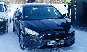 Ford Testing Next-Generation Focus in Winter Conditions - First Spyshots