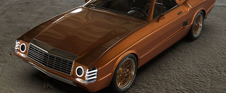 Ford Thunderbird EV Concept (rendering)