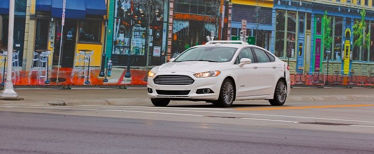 Ford Fusion Hybrid driverless car