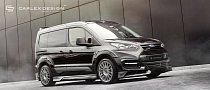 Ford Transit Connect Gets Tuning Body Kit from Carlex Design