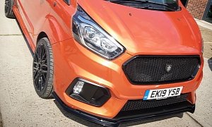Ford Transit Custom Gets Mild Focus RS Makeover in Britain