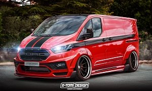 Ford Transit Gets The A-Team Makeover, Color Scheme Is Reversed