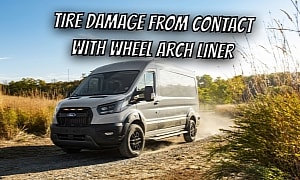 Ford Transit Trail Recalled for Tires Rubbing Against the Wheel Arch Liners