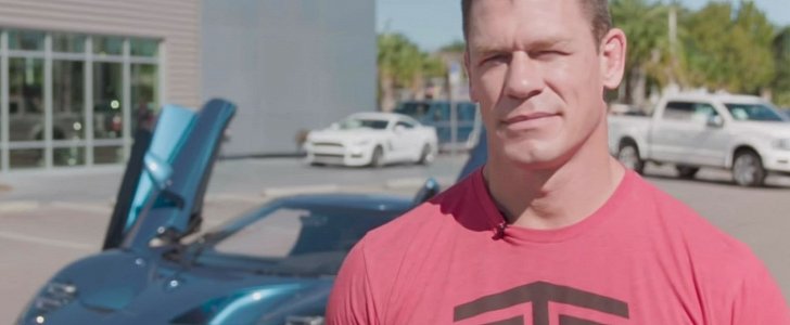 John Cena and his 2017 Ford GT