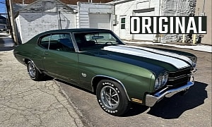 Forest Green 1970 Chevelle Malibu SS 396 Sells for $75,000, Packs All-Time Great Engine