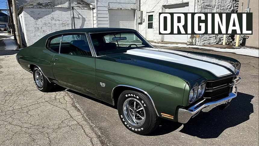 1970 Chevrolet Chevelle Malibu SS Sport Coupe in Forest Green