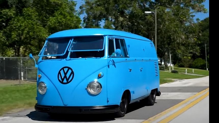 Ford V8-Swapped VW Bus