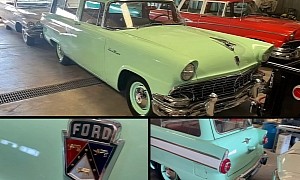 Forget About the Chevy Nomad, This Green 1956 Ford Ranch Wagon Is Pure Eye Candy