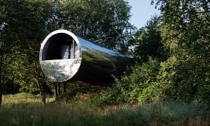 Forget About Tiny Houses! How About a 39-Ft Tubular, Pipe-Like Dwelling Space?