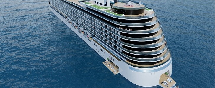 MV Narrative will be the first and the most sustainable private residence ship in the world