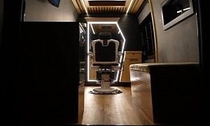 Forget Traditional Haircutting and Check Out This Deluxe Barbershop on Wheels