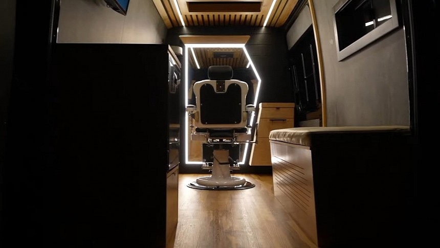 Forget Traditional Haircutting and Check Out This Deluxe Barbershop on Wheels