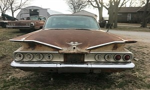 Forgotten 1960 Chevrolet Impala Boasts a Mysterious Engine and So Much More