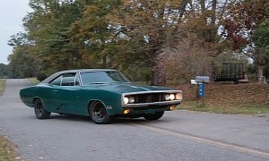 Forgotten 1970 Dodge Charger Comes Back to Life, Takes First Drive in 20 Years