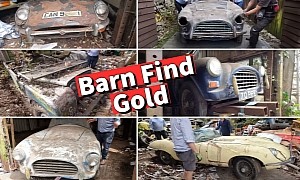 Forgotten Classic Car Collection Comes Out of the Barn, Includes Rare British Gems