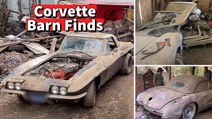 Chevrolet Corvette barn finds