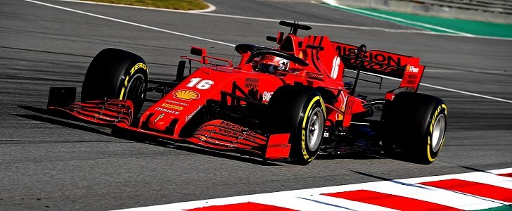 The 2020 Ferrari of Charles Leclerc