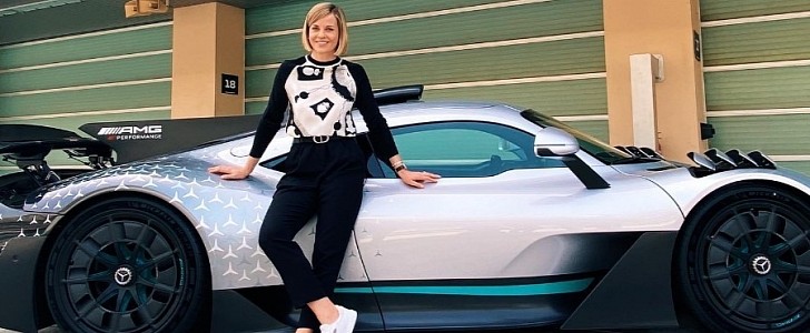 Susie Wolff and Mercedes-AMG One