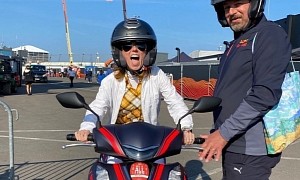 Former Spice Girl Geri Horner Celebrates Husband’s Grand Prix Win With a Fun Ride