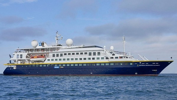 The National Geographical Islander II is a former superyacht turned expedition vessel