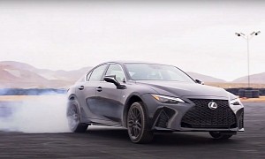 Formula Drift Driver Ken Gushi Takes The Lexus IS 350 F-Sport for a Donut Test
