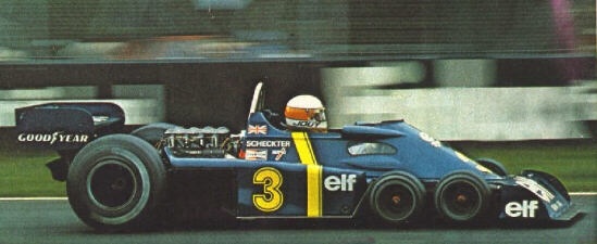 Jody Scheckter in the Tyrrell P34