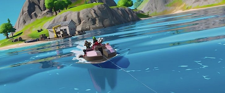 You can now drive boats in Fortnite
