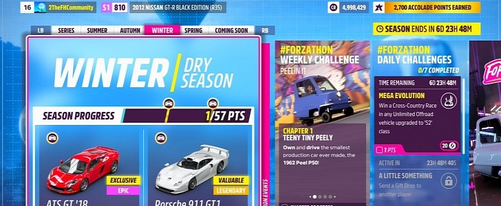 Forza Horizon 5 weekly events