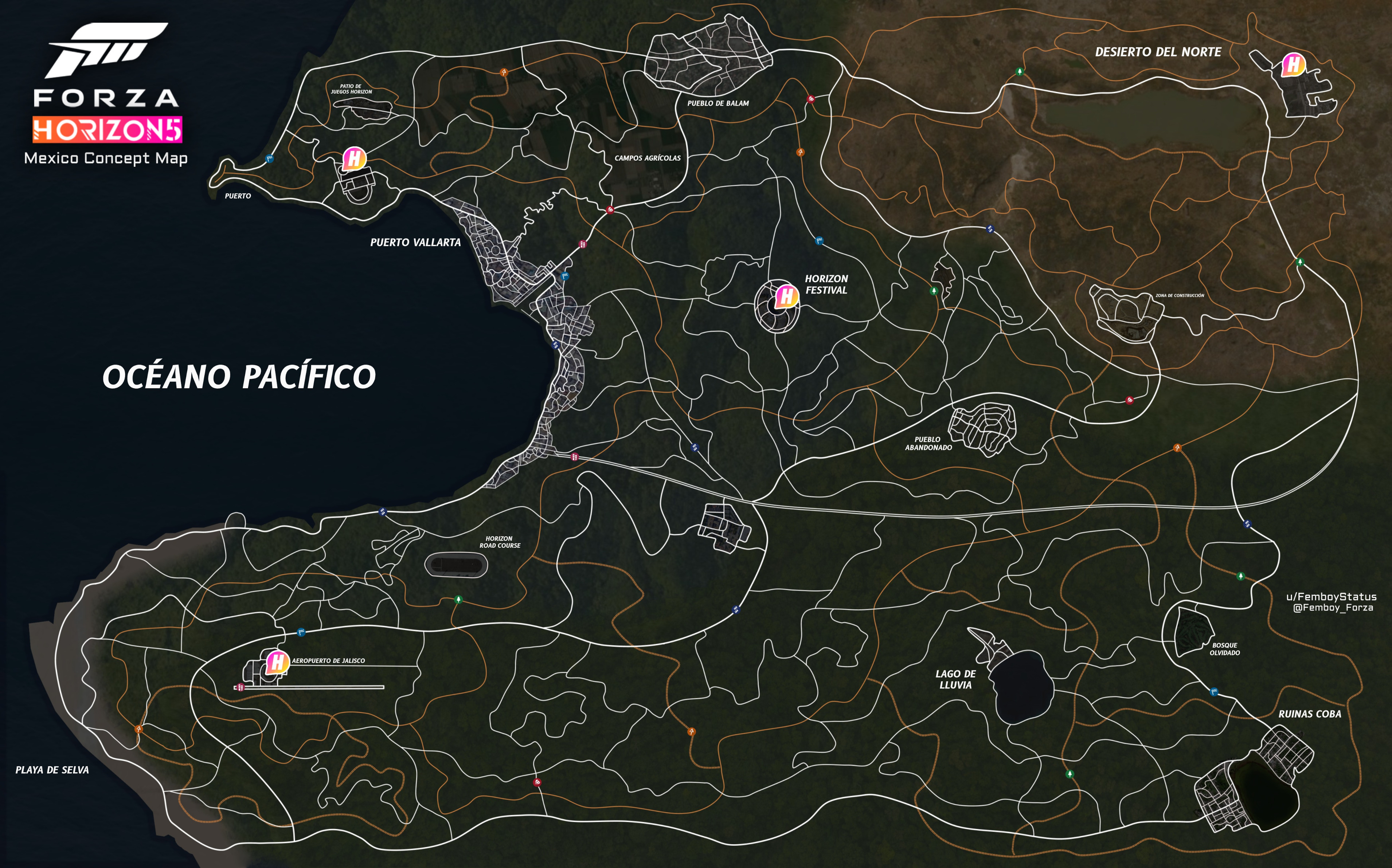 Forza Horizon 5 Full Map