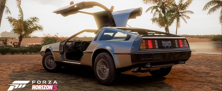 Forza Horizon 5 DeLorean screenshot