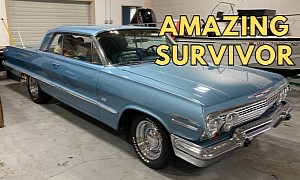 Found Under a Cover: Shiny 1963 Impala SS Is All-Original, Unrestored, and Unmolested