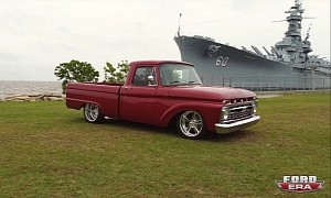 Four-Decades-Owned 1966 Ford F-100 Is Now a Crimson 525-RWHP Restomod Hero