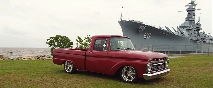 1966 Ford F-100 with built 351ci restomod on Ford Era