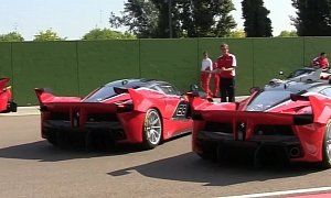 4 Ferrari FXX K Racecars Running on Imola Show How Corse Clienti (Customer Racing) Works