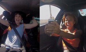 Four Girls Experience Drag Racing for the First Time in Their Lives