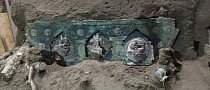 Four-Wheel Iron Chariot Found Intact in Pompeii