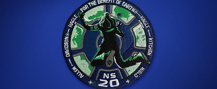NS-20 mission patch