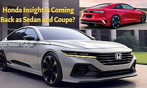 Fourth-Gen Honda Insight Hybrid Comes Back to Life As Both Sedan and Coupe, Albeit in CGI