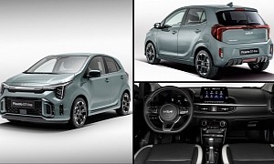 Fourth-Generation Kia Picanto City Car Debuts With Wacky Design for GT-Line Trim