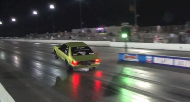 Ford Mustang 1/8 mile take off