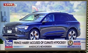Fox News Shames Prince Harry for Idling in "Gas-Guzzling" Electric Audi SUV