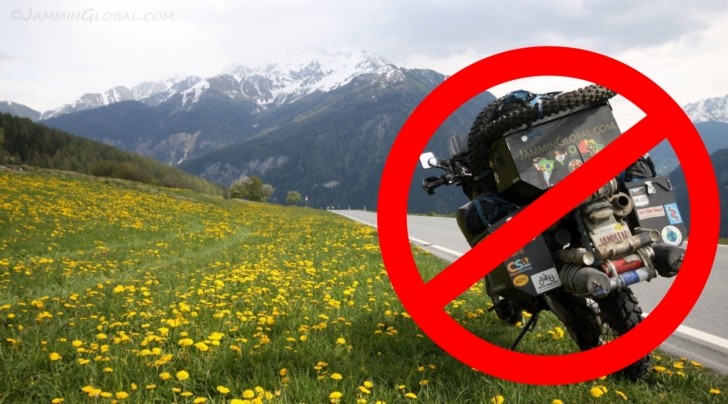 No motorcycles in French Vosgi passes