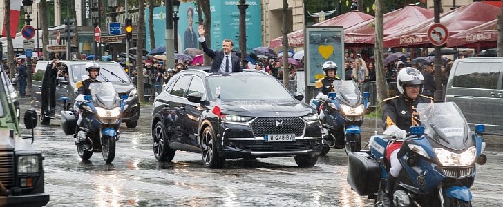 Emmanuel Macron's Presidential DS 7 Crossback
