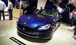 Frankfurt 2013: Maserati Quattroporte Gets V6 Diesel <span>· Live Photos</span>