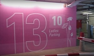Frankfurt Airport’s Pink-Colored Parking Spaces Designed for Women - Are They Sexist?